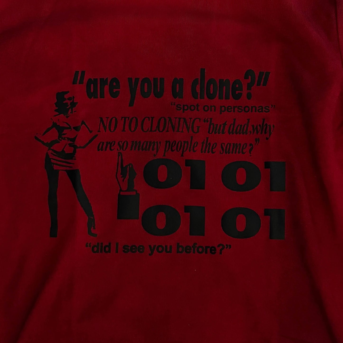 "are you a clone?" tee